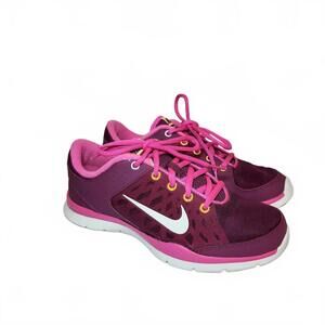 Nike Kids Sport Shoes Size 5.5 Purple / Pink
